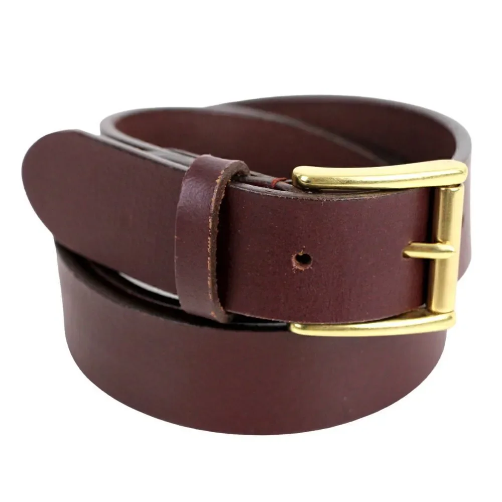 Crazy Horse BROWN GENUINE LEATHER 1 1/8